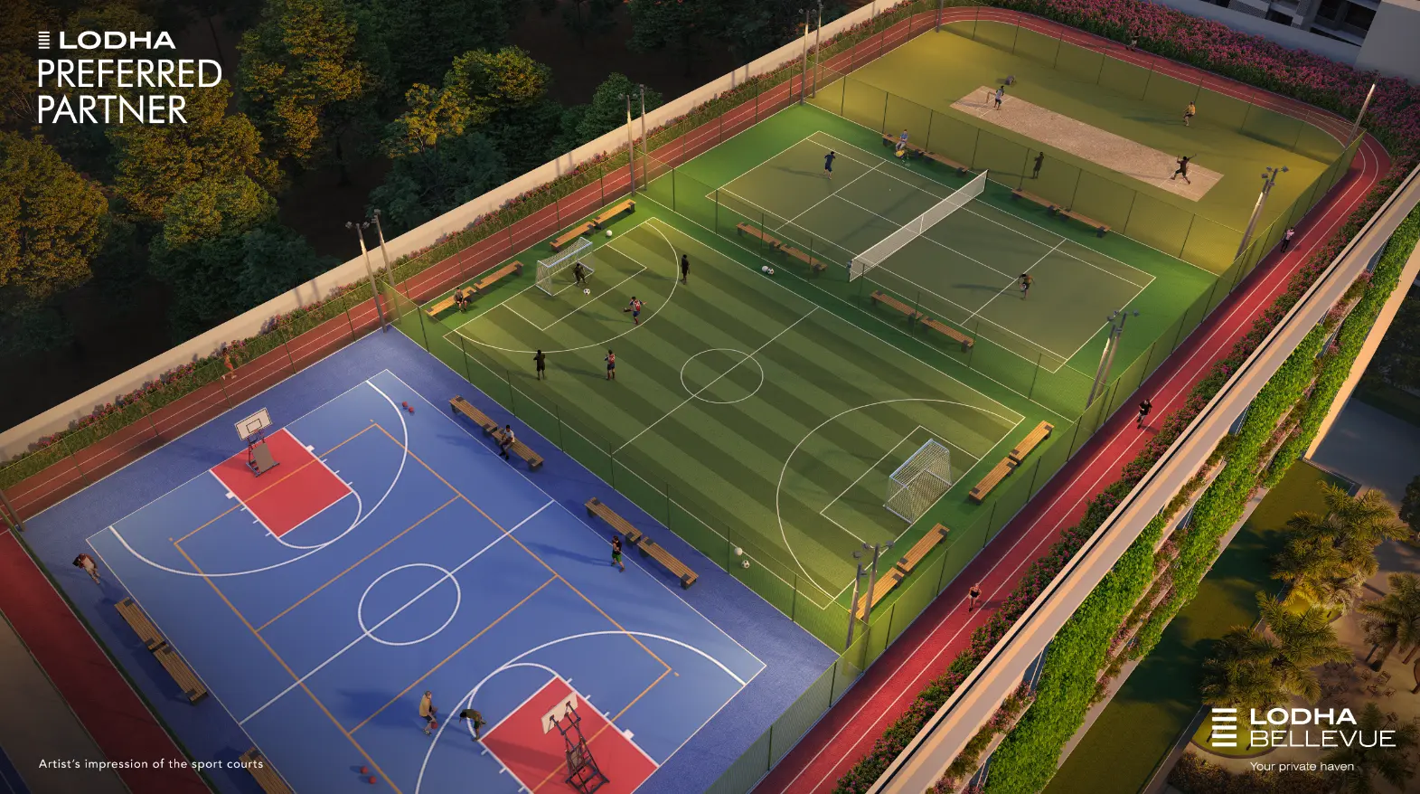 Multipurpose courts